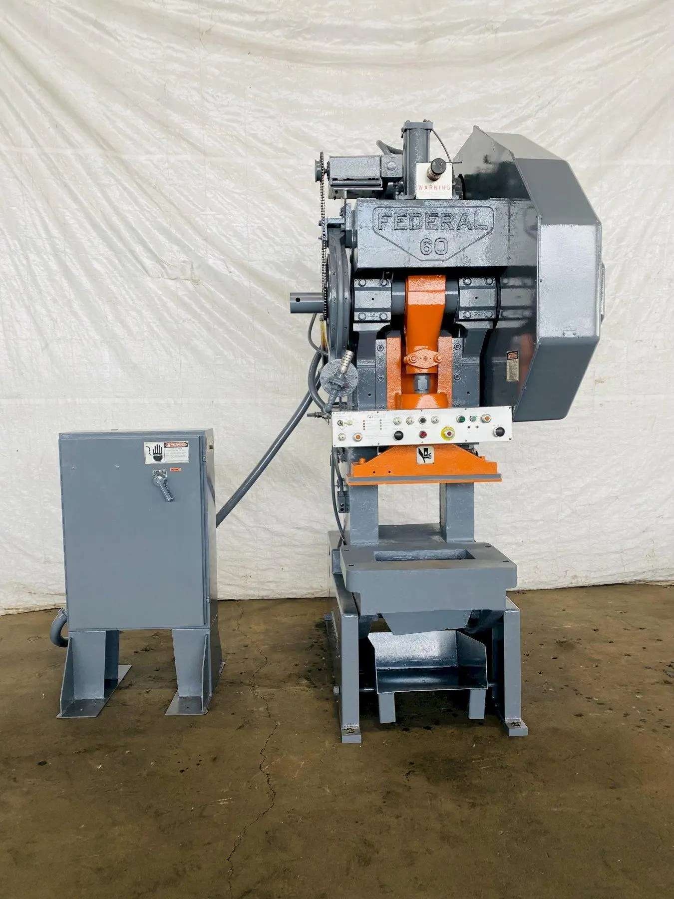 60 TON FEDERAL/PRECISION INDUSTRIES OBI PRESS. STOCK # 0635721