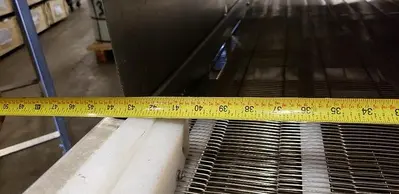Washer, Belt, 42" x 100", Stainless Steel, Innotech, 2-Zone #5861449
