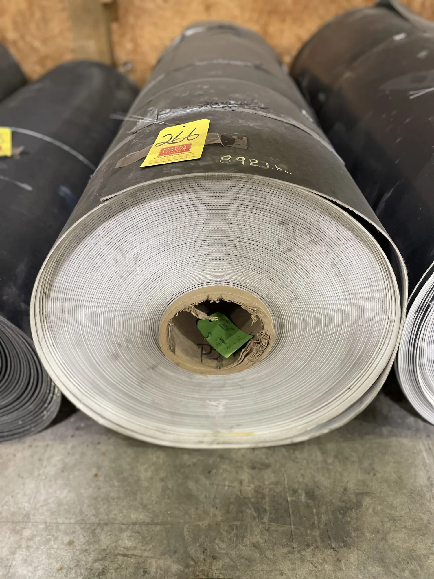 59.5” Smooth Rubber Conveyor Belt 3mm x 225’