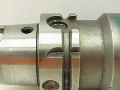 Command H4E4A-1250 End Mill Tool Holder HSK63A  1.25" Bore 6.5" Projection