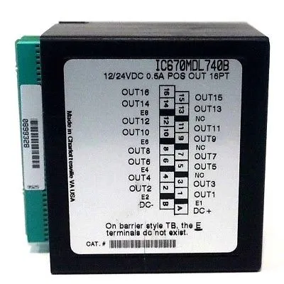 USED FANUC IC670MDL740B OUTPUT MODULE IC670MDL740