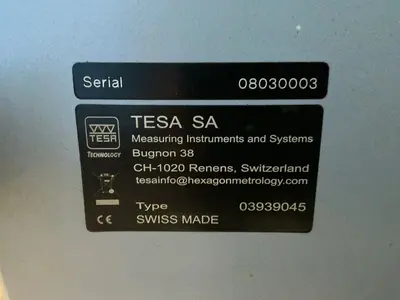 Used TESA SA MICROHITE 3D Coordinate Measuring Machines Ohio US | HGR 24 #1496330