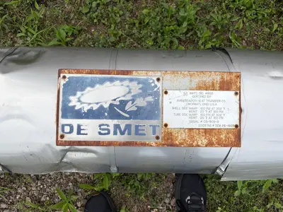 2003 AMBASSADOR HEAT TRANSFER CO. 186 SQ. FT. Wymienniki ciepła płaszczowo-rurowe ze stali ko (0-399 stóp kw.) | Perry Equipment (4)