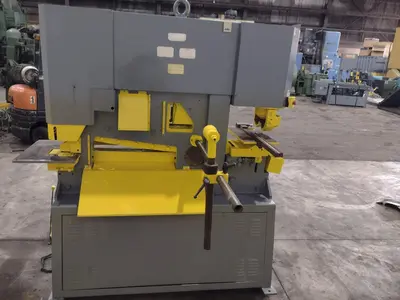 110 TON GEKA MODEL #HYD-110 HYDRUALIC IRONWORKER, NEW 1999: YOBRO #23975