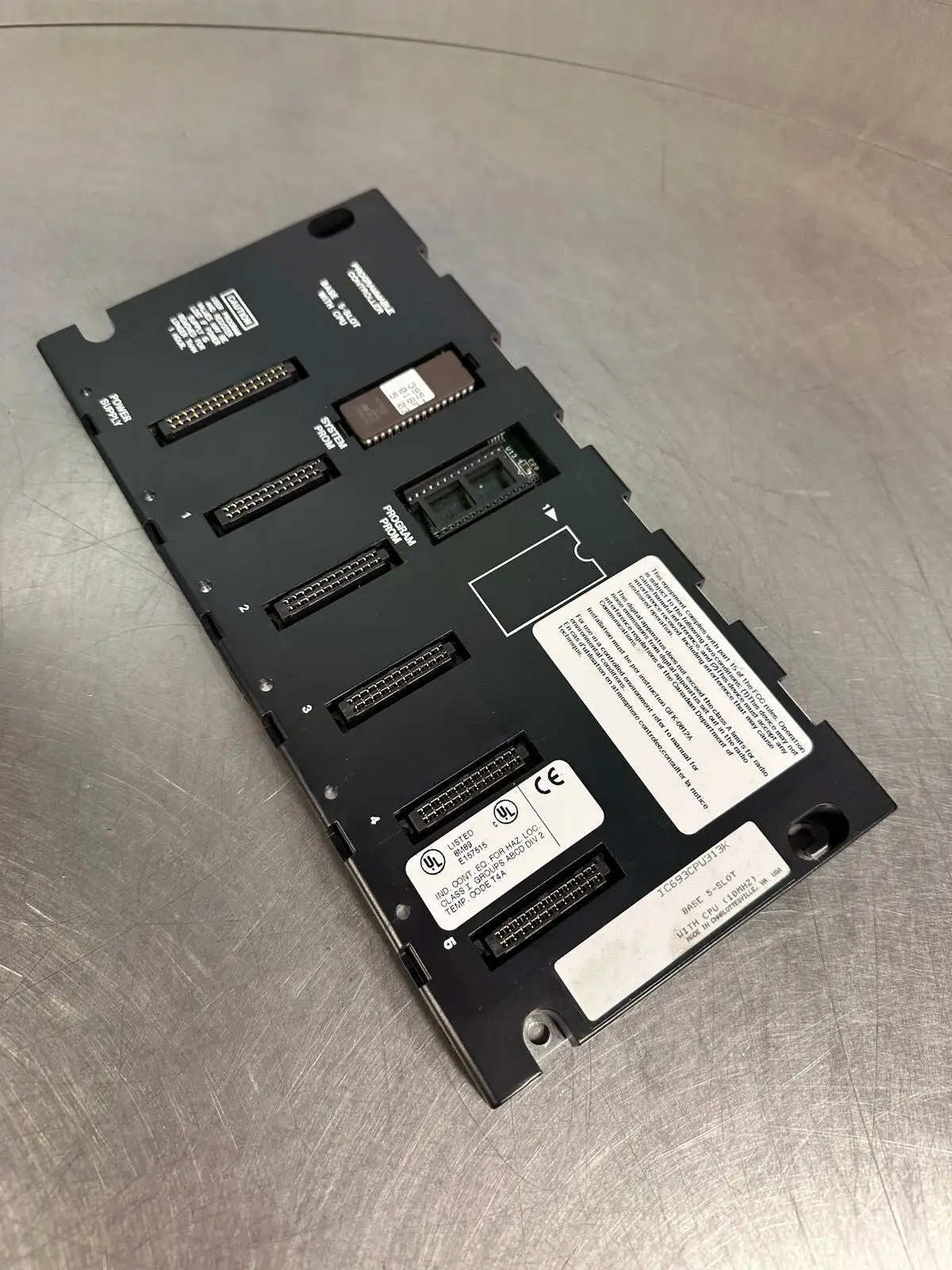 Ge IC693CPU313K Base 5-Slot with CPU (10MHZ) (5.4.1)