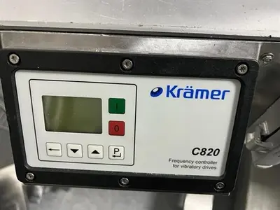 Kramer model E2000 stainless steel rotary tablet deduster