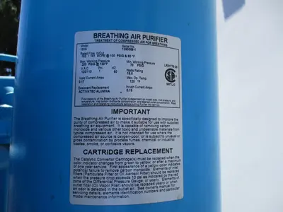 Hankison Breathing Air Purifier, 215 PSIG @ 200° F