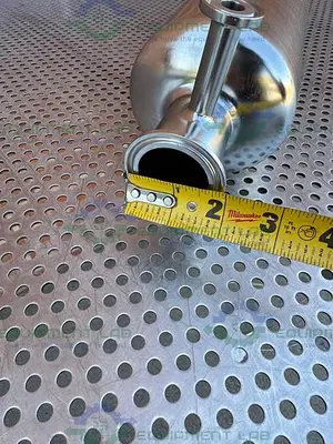 USED SARTORIUS HU12U7TX54SOS STAINLESS STEEL FILTER HOUSING 150 PSIG