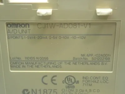USED OMRON CJ1WAD081V1