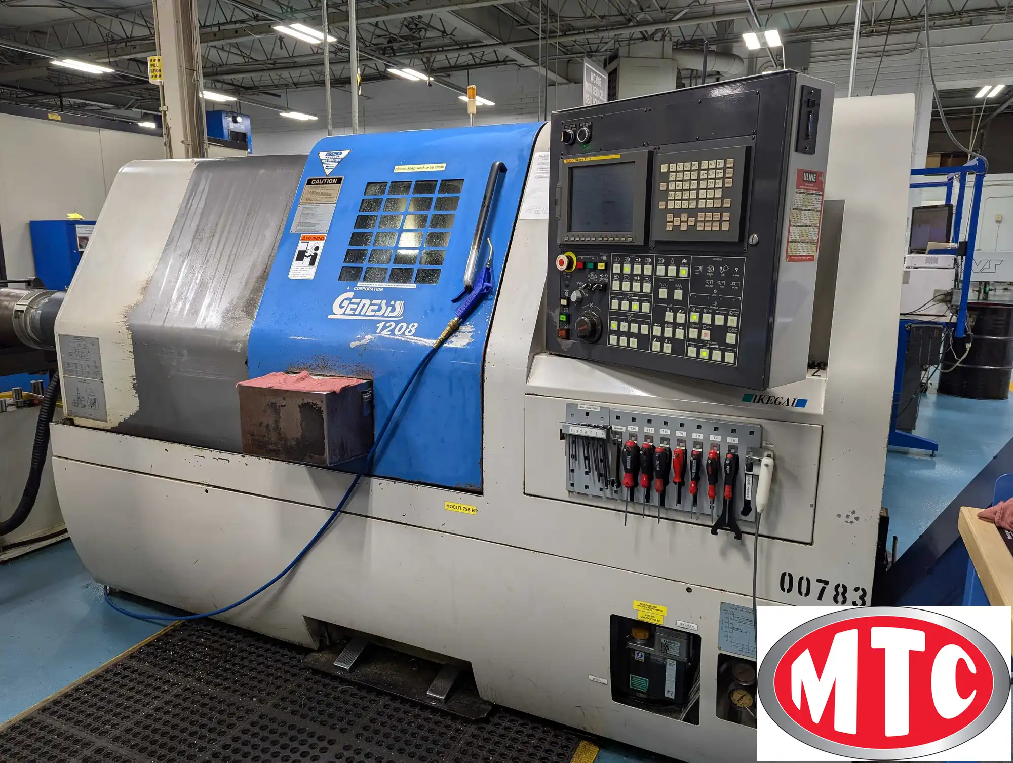 ONE USED IKEGAI BOXED WAY 2-AXIS CNC LATHE