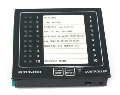 USED SELCO/ NWS M2000-29-10 ENGINE CONTROLLER 171095, 23AC, 24V, M20002910