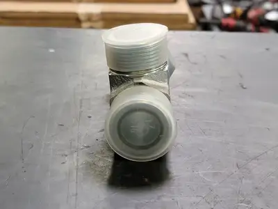 1" Threaded Run Tee -16 JIC