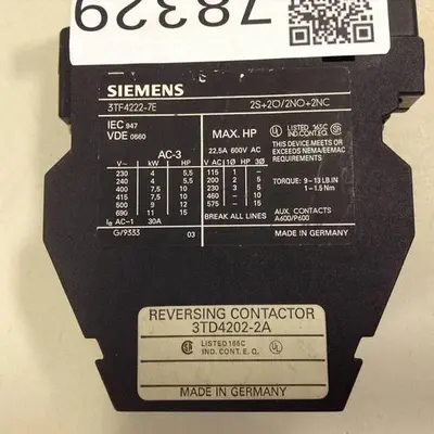 USED SIEMENS 3TF4222-7E