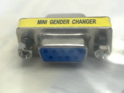 NEW STARTECH SLIMLINE DB9 GENDER CHANGER 9-PIN F/F LOT OF 3