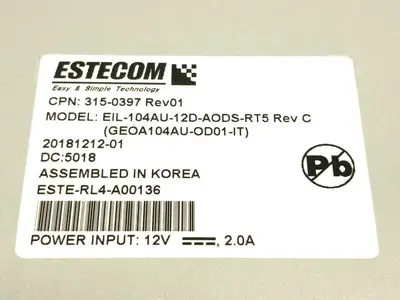 USED ESTECOM GEOA104AU-OD01-IT