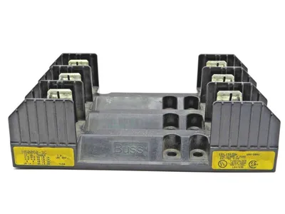 6 NEW BUSSMANN H60060-3C FUSE BLOCK H600603C