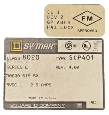 USED SQUARE D 8020 SCP401