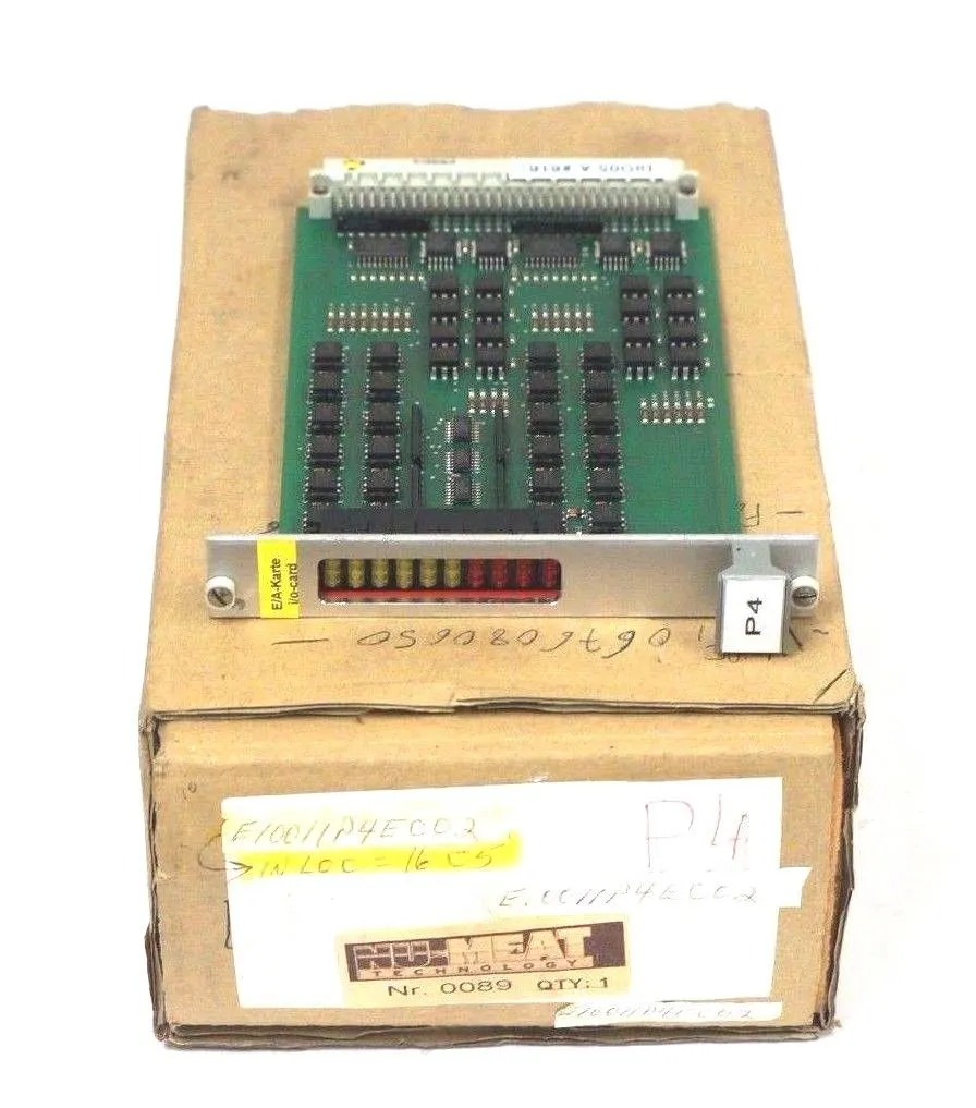 NU-MEAT DIO05.A INPUT/ OUTPUT CARD REV. A, DIO05