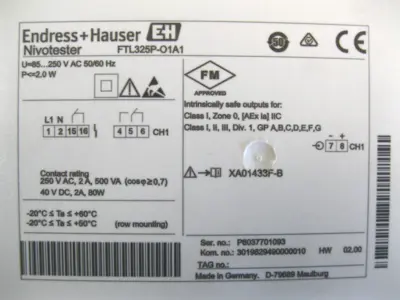 NEW Endress-Hauser FTL325P-O1A1