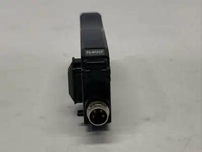 FS-N12CP | Keyence  Fiber Optic Sensor Amplifier Expansion Unit M8 - Used