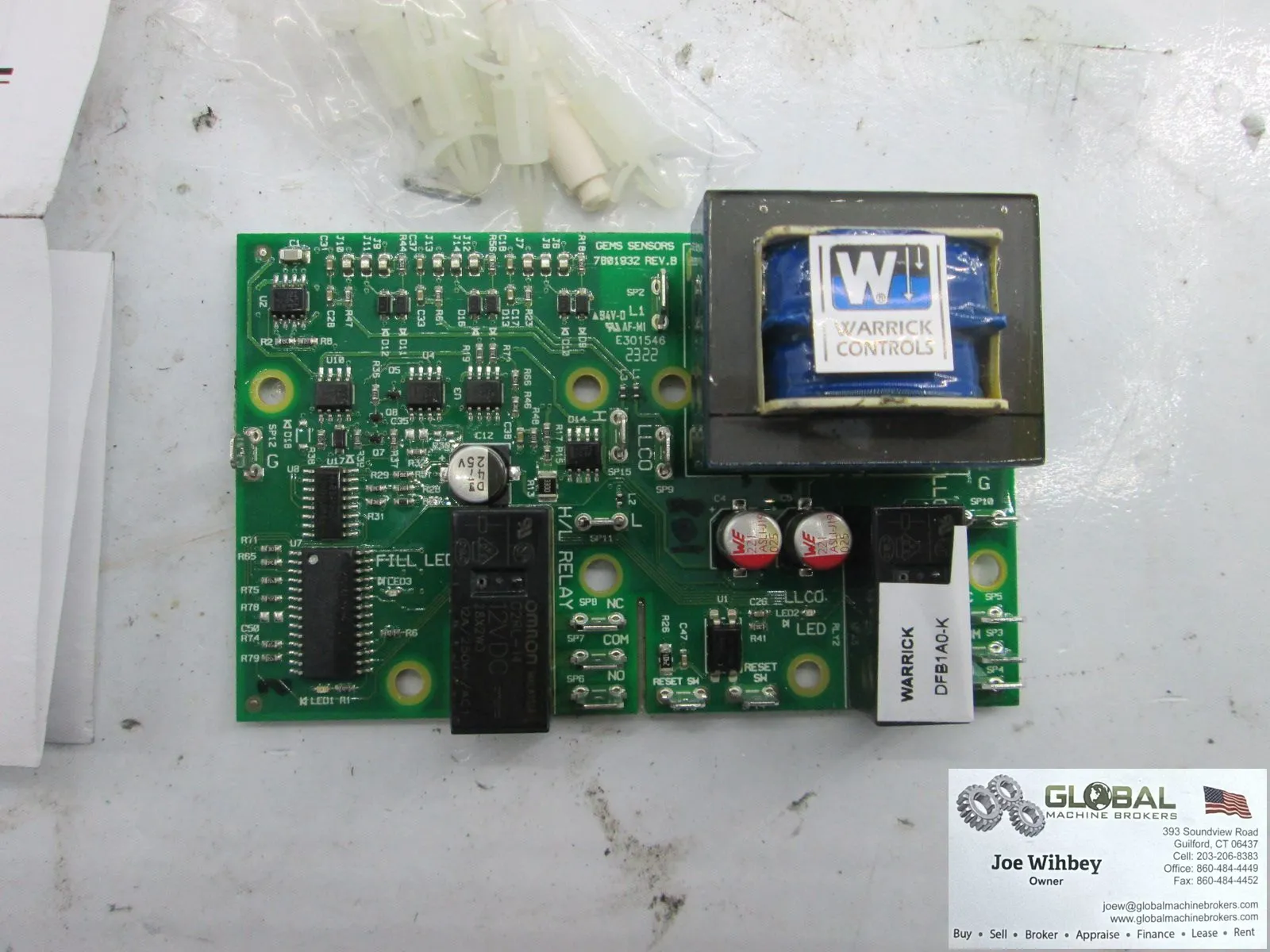 Warrick DFB1A0K Dual Function Relay Output 10k ohm