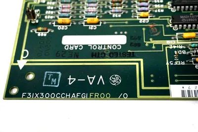 USED GENERAL ELECTRIC F31X300CCHAFGI FR00/0 CONTROL CARD F31X300CCHAFGIFR000
