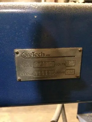 USED 120" CORETECH CORE CUTTER 9/120