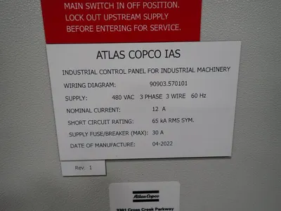 Atlas Copco Control Cabinet