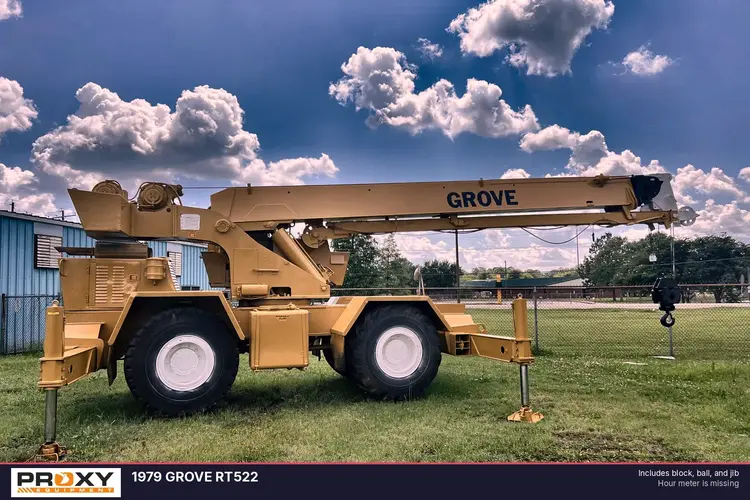 Used 1979 GROVE RT522 Mobile Cranes Louisiana US | Proxy Equipment #1377645