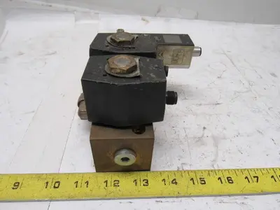 Norgren 9521663381102400 Solenoid Operated Valve Manifold Pressure Sensor 24V