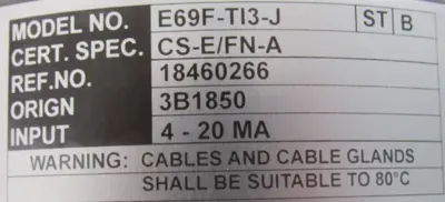NEW FOXBORO E69F-TI3-J SIGNAL CONVERTER E69FTI3J