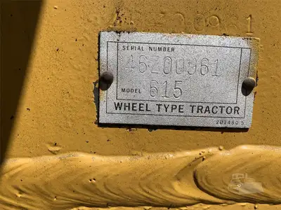 Used 1984 CATERPILLAR 615 Scrapers California US | Mittry Construction #1363487