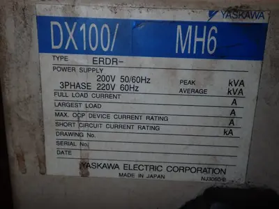 USED 2013 YASKAWA MOTOMAN MH6