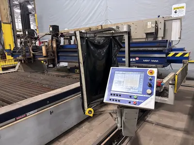 Used 2014 Messer MPC2000 13.5' x 60' Dual Head Plasma Table Plasma Cutters Ontario CA | Machine Tool Bids #1453900