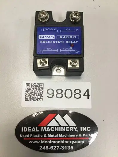 Used GPMS 640DC Relays & Switches Michigan US | Ideal Machinery #700797