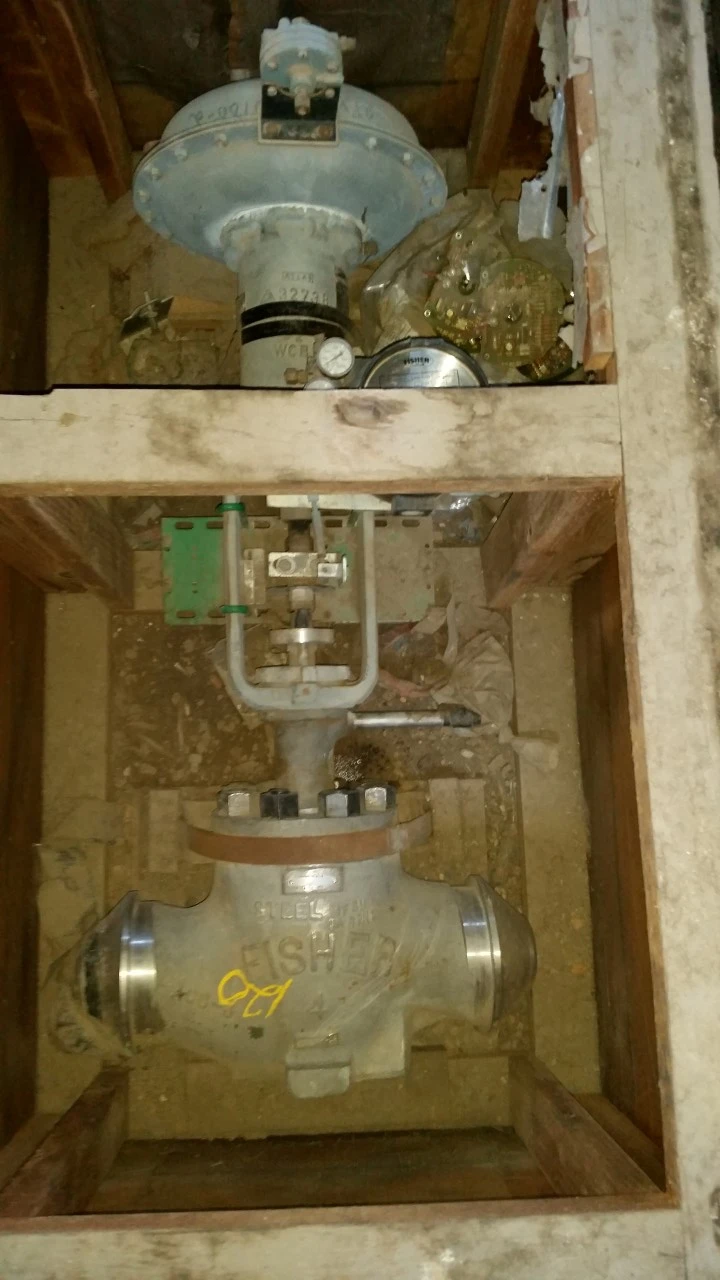 Fisher 4"316 Stainless Butt Weld Control Valve