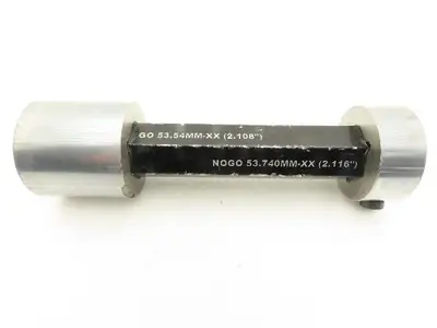 R&K Tool Pin Plug Guage Go Nogo 51.65mm 55.245mm & 53.54mm Lot Of 3