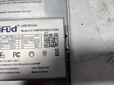 LumaPro 2 x 4 Flat Panel Edge Lit 53XH75 with Led Driver LF-GMD055YBT(T)1150U