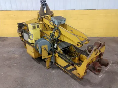 8500 LB 4.25 TON LUDWIG BONNHOFF MODEL 610 DOUBLE RIM VERTICAL COIL LIFTING TONG SCISSOR TYPE COIL LIFT: STOCK #14205