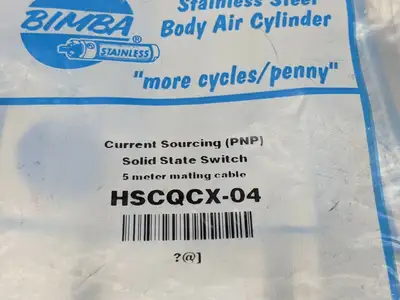 HSCQCX-04 | Bimba  Solid State Sourcing Switch M8 Male Connector 5m Cable - New