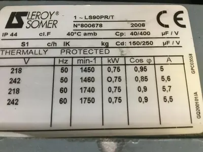 USED LEROY SOMER TI16B LS90PR/T
