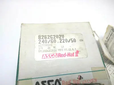 Used ASCO RED HAT II 240/60, 220/50 1/4 2W NC LO Solenoid Valves | Maverick Industrial Sales #1107140