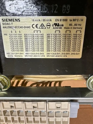USED Siemens 4AU3932-8CC40-0HA0