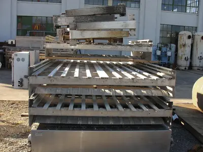 SPC6991  Accumulation Table 480" long x 72" wide Nercon rectangular bi-directional accumulation table Stainless Steel