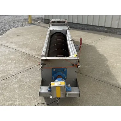 Used 16" dia. X 11'-6" Industrial Screw Auger Conveyor