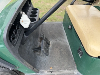 (1) 2015 E-Z-Go golf cart with a Kawasaki gas engine, does not include Club canopy, includes ball wa...