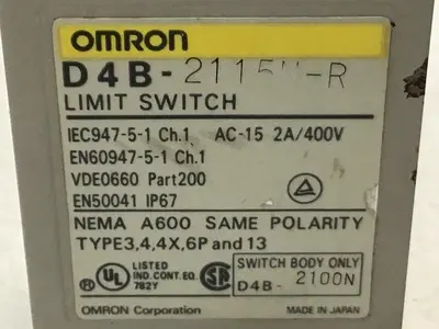 USED OMRON D4B-2115N-R