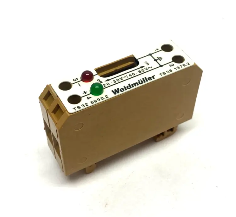 Used WEIDMÜLLER TERMINAL RELAY BLOCK Relays & Switches | Maverick Industrial Sales #1102981