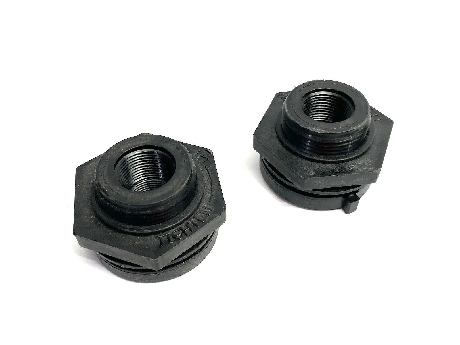 USED ACE ROTO-MOLD TANK BULKHEAD ADAPTER FITTING 3/4" POLY