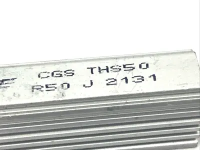 THS50R50J | CGS  Wirewound Resistor 0.5 ohm, 50W - 5% 1.25 kV, Axial Lead LOT OF 20 - Used
